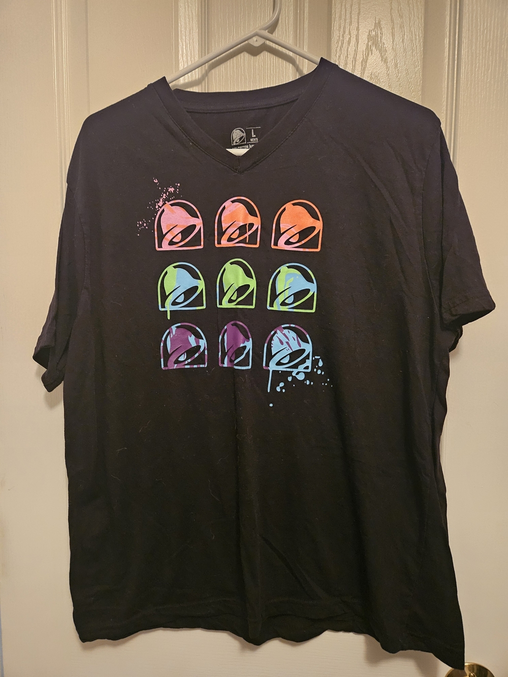 🥳 2 Items / $20 🥳 Taco Bell Black Graphic Logo Short-Sleeve Men’s T-Shirt